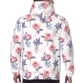thumbnail image 7 of Salouo Lavender Flowers Pattern Men's Fall Hoodie Sweatshirt,Sport Hoodie with Pockets for Men Pullover Casual Hooded Sweatshirt-3X-Large, 7 of 7