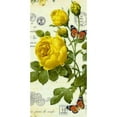 thumbnail image 2 of CafePress - Vintage Yellow Roses And Butterflies - Large Beach Towel, Soft 30"x60" Towel with Unique Design, 2 of 3