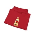 thumbnail image 3 of Spell Out World Industries Burn Hell Skateboard 2000s Vintage Rare Hoodie Print - Cherry Red / XL, 3 of 5