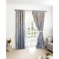 thumbnail image 3 of Yellow Blue Forest Blackout Curtains for Bedroom/Living Room, Thermal Insulated Kitchen Curtains, Modern Oil Painting Art Grommet Darkening Window Treatment Drapes 42"x63"x2, 3 of 8