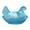 Blue, variant on Chicken Shaped Dish, Crystal Glasses Hen On Nest Candy Dish with Lid Retro Bowl Jar Table Decoration