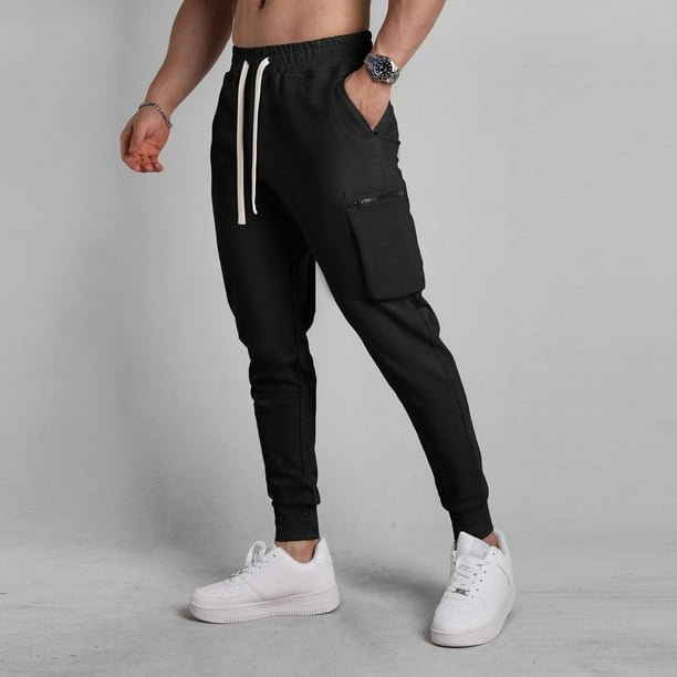 PMUYBHF Mens Sweatpants Set Big and Tall Men Casual Fashion Loose Plus Size  Jeans Street Wide Leg Trousers Pants Xl Work Jeans for Men with Side  Pockets 