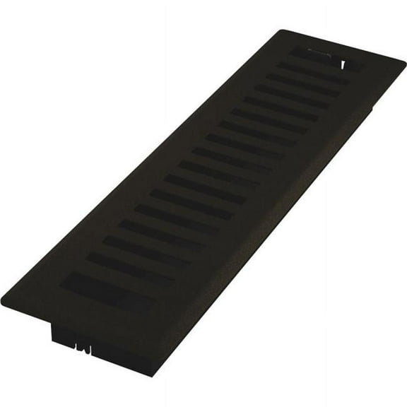 Signature Series Floor Register, Bronze Age Montezuma, Steel, 2-1/4 x 12-In.