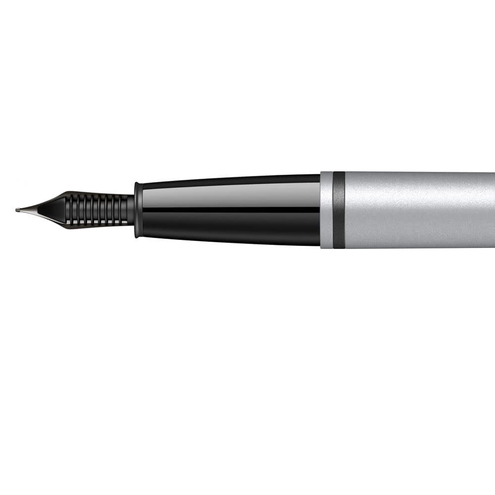 Cross Calais Matte Gray and Black Lacquer Medium Nib Fountain Pen