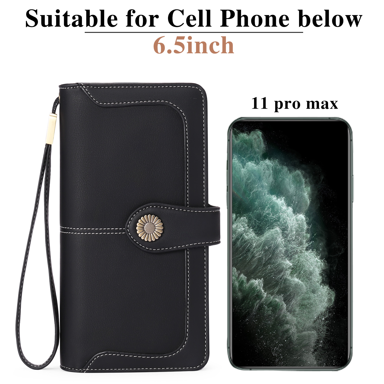 FALAN MULE Trifold Women's Wallet with RFID Blocking photo 3