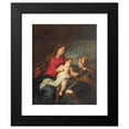 thumbnail image 2 of Anthony van Dyck 12x14 Black Modern Framed Museum Art Print Titled - The Mystic Marriage of St Catherine of Alexandria (1614 - 1641), 2 of 5