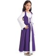 thumbnail image 2 of iiniim Costume de Princesse Médiévale pour Filles Enfants Robe de Fête Renaissance Gothique Épaules Dénudées Longue Robe Violette 16, 2 of 7