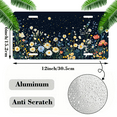thumbnail image 2 of 1 Pcs License Plate Covers & Frames, Nighttime Flower Field For Decorative Front, Waterproof For Decoration Aluminum License Plate Covers & Frames Cover For Men Women, 12" X 6", 2 of 7
