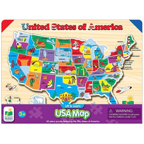 The learning journey lift & learn usa map puzzle discount
