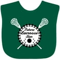 thumbnail image 3 of Inktastic Future Lacrosse Star childs Boys or Girls Baby Bib, 3 of 4