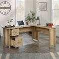 thumbnail image 4 of Pemberly Row Contemporary 1-Drawer Engineered Wood L-Desk in Timber Oak, 4 of 14