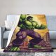 thumbnail image 2 of Manta de franela de Hulk, suave y acogedora manta de felpa para todas las estaciones para niños y niñas, manta ligera y cálida para cama, sofá o viaje, 80 x 60 pulgadas, 2 of 8