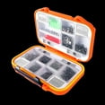 thumbnail image 2 of Worgeous Outdoor Enthusiasts 1Set Orange Fishing Lure Box With Impact Resistant Material For Bass Tackle 11.8x7.9x1.4in, 2 of 8
