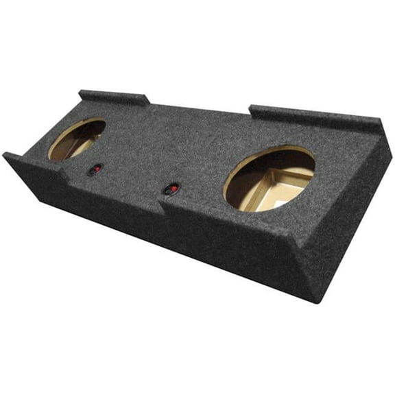 Dual 10 in. GMC Crew Cab 07-13 Empty Woofer Box