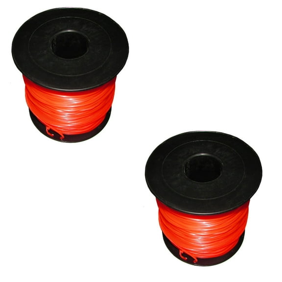 RAParts 2PK 5lb .095" Square Red Commercial String Trimmer Line Spool Echo Fits Stihl Redmax