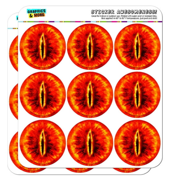 Lord of the Rings Eye of Sauron Planner Calendar Scrapbooking Crafting Stickers