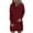 Red, variant on Utoimkio Women's Casual Long Sleeve Hooded Dresses Fall Winter Casual Loose Drawstring Pullover Sweatshirt Hoodie Dress for Women