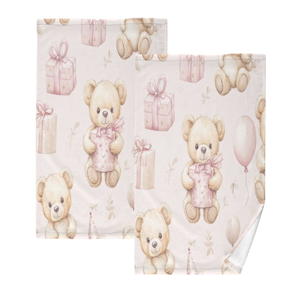 BZSMCE Face Towel Hand Towel Bath Towel Cotton Bath Towel Sets Hand Bath Towels Fashion Bear Gift Party Pattern