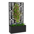 thumbnail image 1 of Outsunny Garden Box with Privacy Panel, Outdoor Planter Box for Garden, 1 of 10