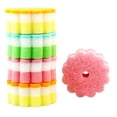 thumbnail image 1 of 10pcs Cleaning Sponge Creative Beautiful Practical Kitchen Cleaning Sponge for Dish Cup Bowl Random Style, 1 of 1