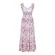 thumbnail image 5 of Vestido de Verano para Mujeres Sexy Moda Plegado Impresión sin Mangas Vestido de Cuello en V Poliéster, Falda Casual para la Playa Y la Fiesta, 5 of 7