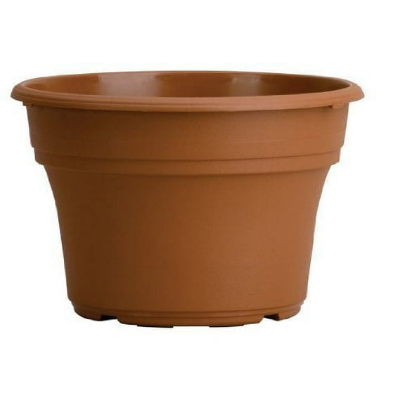 The HC Companies Panterra Indoor/Outdoor Plastic Planter, Clay Color, 10in