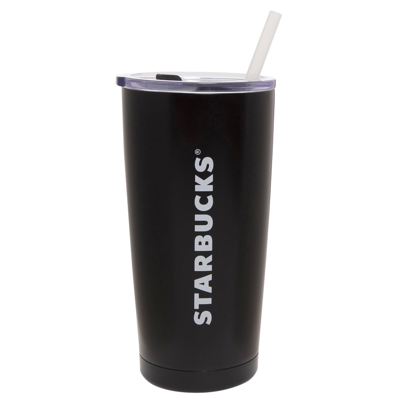 Starbucks Korea Matt Black Flat Cold Cup Tumbler Coffee Collectible 473ml NEW