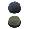 thumbnail image 1 of 2x Gorro Retro Docker Leon Para Hombre Gorro De Puro Algodón Azul Oscuro Sunnimix Los hombres gorro, 1 of 3