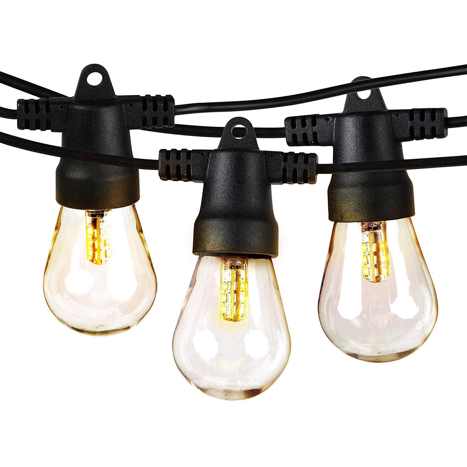 Brightech 48 Foot Weatherproof Solar Powered LED Outdoor Patio String