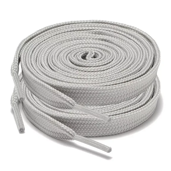 2pair 10mm Wide Double Layer Flat Athletic Shoe Laces Strings for Boots Sneakers