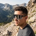 thumbnail image 2 of UVEX Sportstyle 228 - Unisex Adults Sports Eyewear Black Sand Matte/Silver - Anti-Fog & 100% UV Protection, 2 of 9
