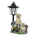 thumbnail image 2 of Resin Dog Statue with Solar Lights Outdoor Garden Decor Animal Figurine for Patio Balcony Walkway Lawn Ornament Cute Canine Sculpture Gift for Pet Lovers Home Decoration, 2 of 6