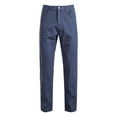 thumbnail image 6 of XIAONU Mens Solid Slim Fit Jeans Slim Tapered Full Length Button Fly Trousers Stretch Casual Everyday Bottoms, 6 of 6