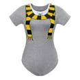 thumbnail image 5 of Littleforbig Cotton Romper Onesie Pajamas Bodysuit - Wizard School Winter Onesie Yellow L, 5 of 7