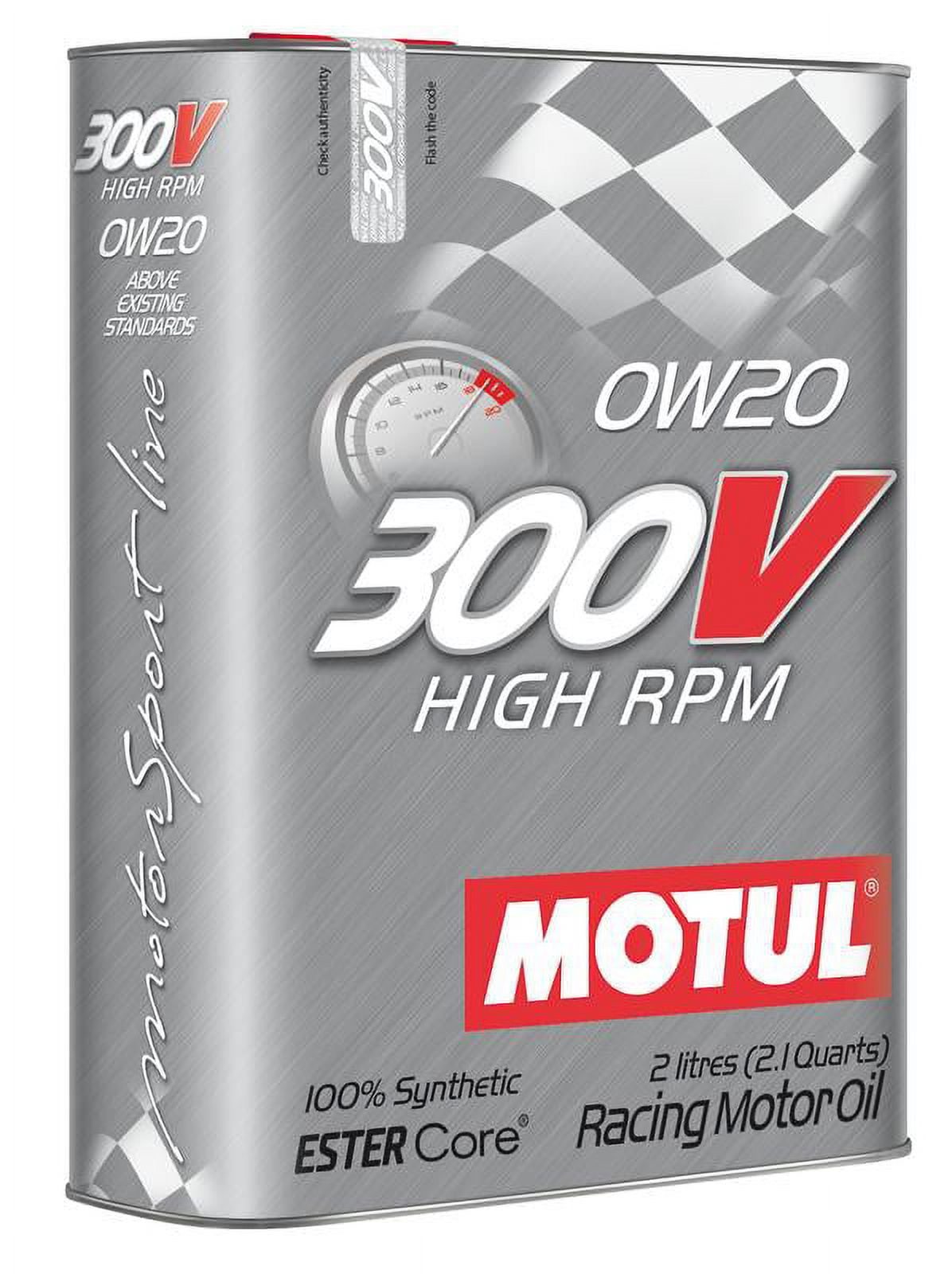 MOTUL 300V HIGH RPM 0W20　２L　 テクノイル扱い　正規品　 : Motul 110813 300V 0W-20 POWER Car Racing Motor Oil