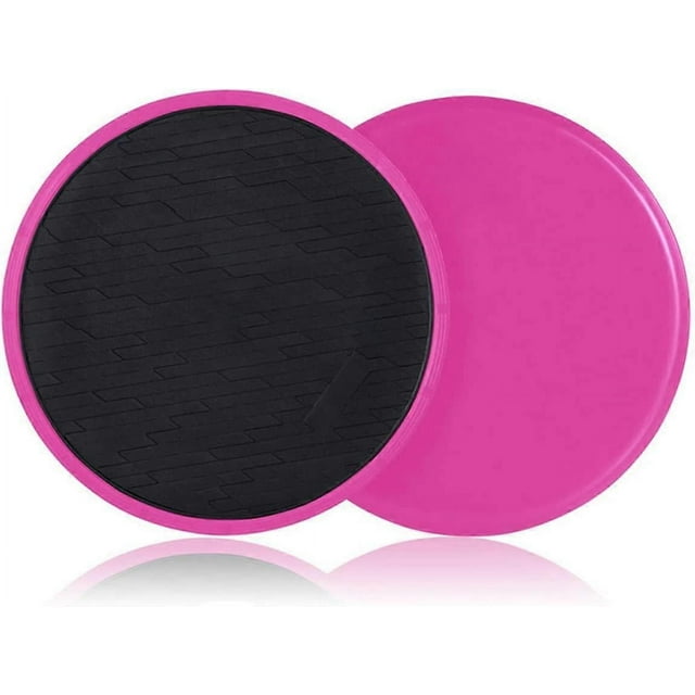 Exercise Sliders for Carpet and Hardwood-Dual Sided Core Sliders for Ab Workouts -Powerful and Portable