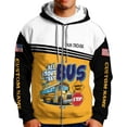 thumbnail image 6 of Personalized School Bus Driver Shirt - Custom Yellow Bus Driver 3D Hoodie for Men and Women (T-shirt, 4XL), 6 of 7