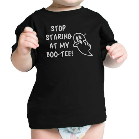 Stop Staring At My Boo-Tee Cute Baby Halloween Tshirt For Baby Boy