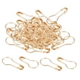 thumbnail image 1 of Gourd Hooks Calabash Shape Safety Pins Swing Tag 100 Pcs Gold Tone,100 Pcs x Calabash Safety Pins,Gold, 1 of 8