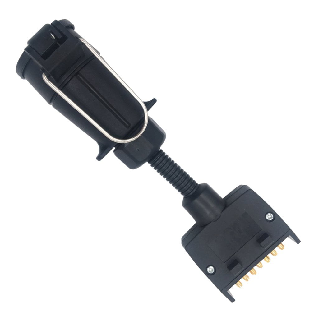 2 pc Trailer Wiring Tester 7-way 13-way Plug Socket with Indicator Light