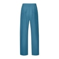thumbnail image 3 of Men's Casual Summer Pants Loose Fit Comfortable Lightweight Breathable Trousers for Daily Wear Leisure Activities Yoga Beach Men's Grey Dress Pants Oversized Big and Tall, 3 of 5
