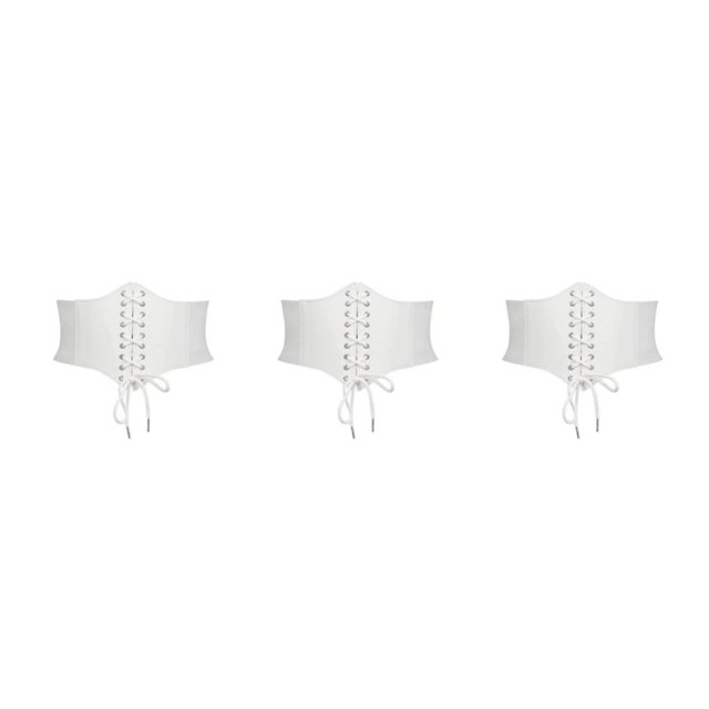 Wweixi Meticulously Crafted Thin Waist Closure For Flawless Look And Easy Matching Can Choose Multiple white 83cm 3Set