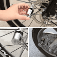 thumbnail image 3 of 2pz Bloqueo Freno Disco Moto Candado Impermeable Con 2 Llave Xtellar plateado, 3 of 3