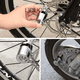thumbnail image 3 of 2pz Bloqueo Freno Disco Moto Candado Impermeable Con 2 Llave Xtellar plateado, 3 of 3