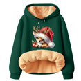 thumbnail image 1 of WILLBEST Sudadera Navideña para Mujer, Invierno, Gruesa, Cálida, Colorida, con Capucha, Tops 555 XXXXX-Grande, 1 of 3