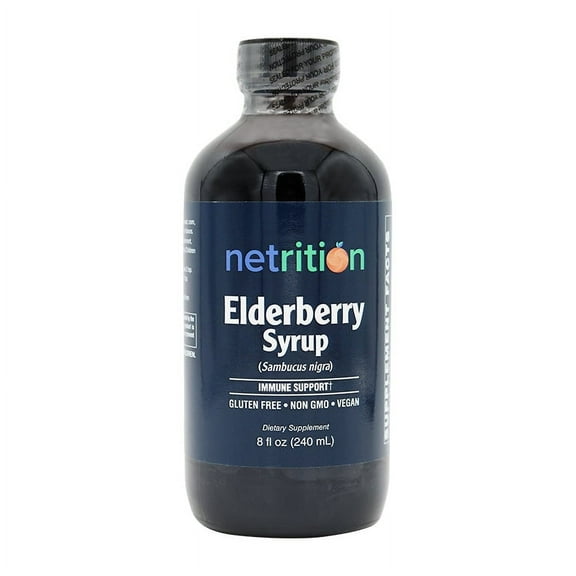 Elderberry Extract Liquid 8oz by Netrition