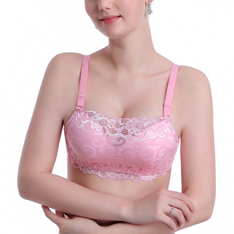 WomenbThin Section Gathered Bras Breathable Comfortable Lace