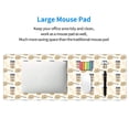 thumbnail image 5 of Rocae Peanuts for Gaming Mouse Pad, Mouse Pad Large, Office Computer Keyboard Mousepad, Keyboard and Mouse Pad with Stitched Edges,31.5 x 11.8 in, 5 of 5