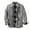 c02Gray, variant on Mens Spring Autumn Multi-Pocket Workwear Motorcycle Style Jacket Lapel Thin Button Down Street Casual Long Sleeve Top Gray S
