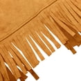 thumbnail image 5 of Fringe Vest Women Western Cowgirl Jacket 70s Hippie Suede Rivet Open Front Outerwear Country Concert Tops, 5 of 9